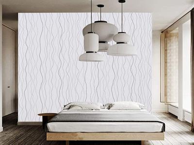 Pvc Stripe Waterproof Wallpaper Furniture Decoration