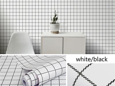 Thickened 3D Grid PVC stivker for Wall Decoration